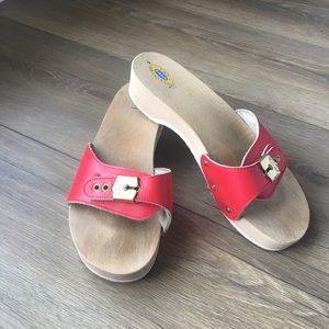 Dr. Scholl’s Wooden Exercise Sandals